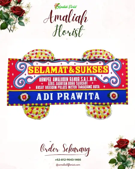 Papan Bunga Ucapan Selamat Siempat Nempu
