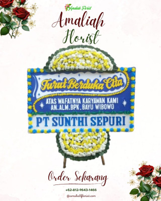 Papan Bunga Duka di Siempat Nempu